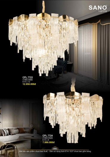 CATALOGUE ĐÈN TRANG TRÍ SANO - 2025