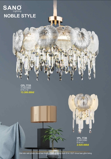CATALOGUE ĐÈN TRANG TRÍ SANO - 2025