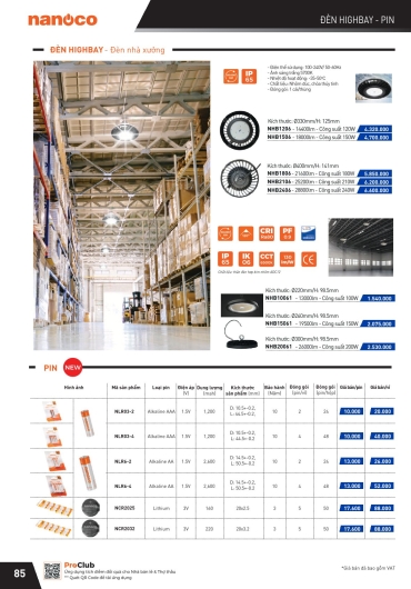 CATALOGUE THIẾT BỊ ĐIỆN PANASONIC - 2025