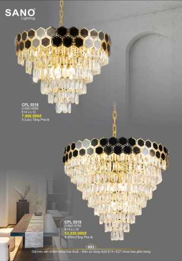 CATALOGUE ĐÈN TRANG TRÍ SANO - 2025