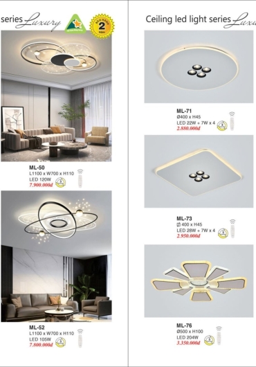 CATALOGUE ĐÈN TRANG TRÍ EUROTO - 2025