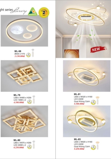 CATALOGUE ĐÈN TRANG TRÍ EUROTO - 2025