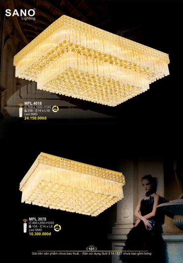 CATALOGUE ĐÈN TRANG TRÍ SANO - 2025