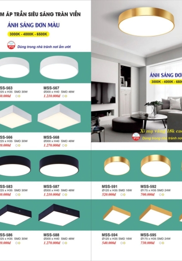 CATALOGUE ĐÈN TRANG TRÍ EUROTO - 2025