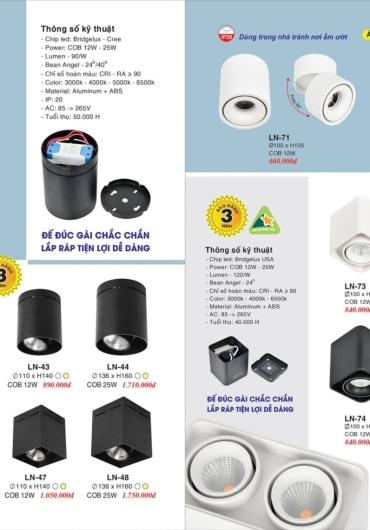 CATALOGUE ĐÈN TRANG TRÍ EUROTO - 2025