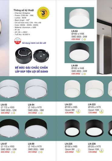 CATALOGUE ĐÈN TRANG TRÍ EUROTO - 2025