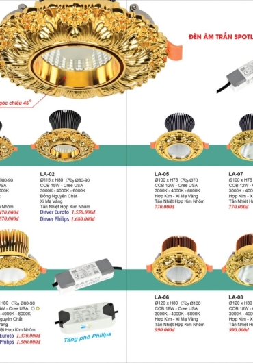 CATALOGUE ĐÈN TRANG TRÍ EUROTO - 2025