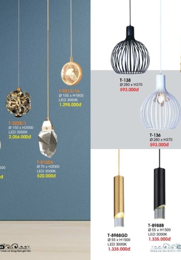 CATALOGUE ĐÈN TRANG TRÍ VERONA - 2025