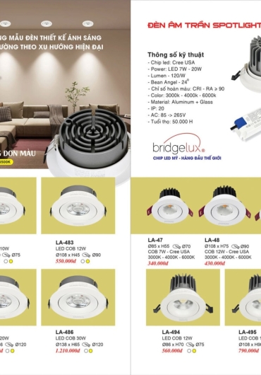 CATALOGUE ĐÈN TRANG TRÍ EUROTO - 2025