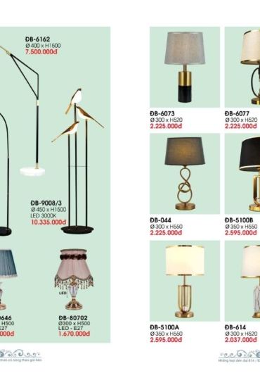 CATALOGUE ĐÈN TRANG TRÍ VERONA - 2025