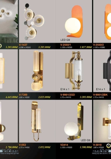 CATALOGUE ĐÈN TRANG TRÍ VERONA - 2025