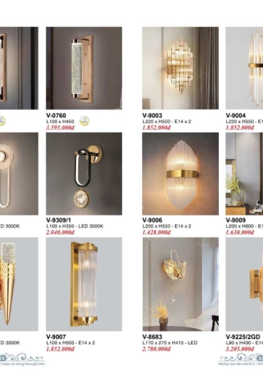 CATALOGUE ĐÈN TRANG TRÍ VERONA - 2025