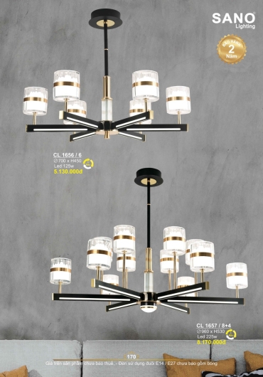 CATALOGUE ĐÈN TRANG TRÍ SANO - 2025