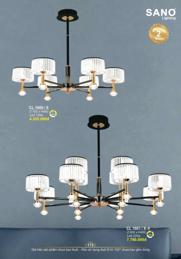 CATALOGUE ĐÈN TRANG TRÍ SANO - 2025