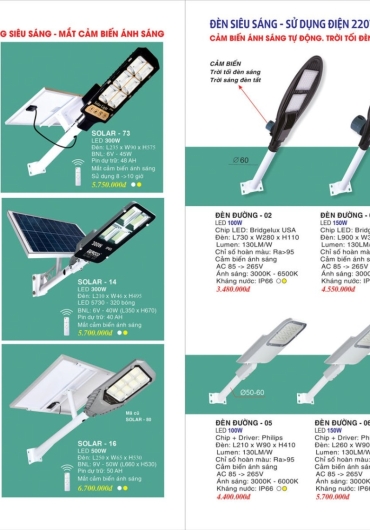 CATALOGUE ĐÈN TRANG TRÍ EUROTO - 2025