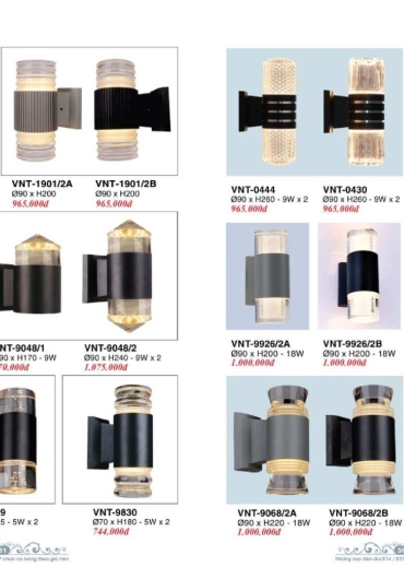 CATALOGUE ĐÈN TRANG TRÍ VERONA - 2025