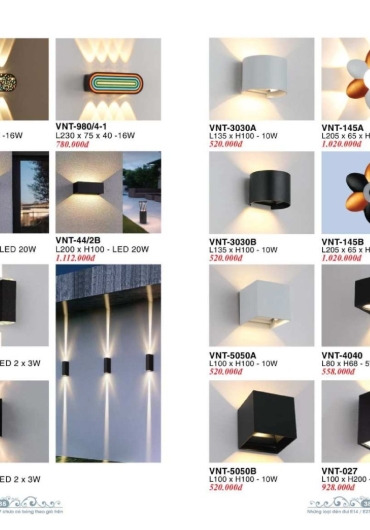 CATALOGUE ĐÈN TRANG TRÍ VERONA - 2025