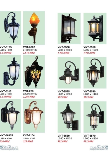 CATALOGUE ĐÈN TRANG TRÍ VERONA - 2025