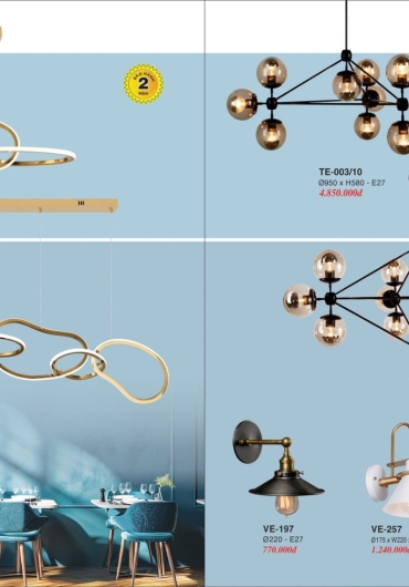 CATALOGUE ĐÈN TRANG TRÍ EUROTO - 2025