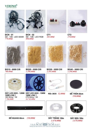 CATALOGUE ĐÈN TRANG TRÍ VERONA - 2025
