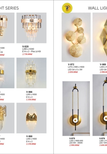 CATALOGUE ĐÈN TRANG TRÍ EUROTO - 2025