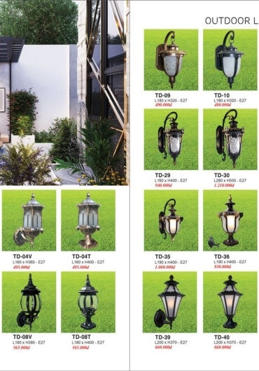 CATALOGUE ĐÈN TRANG TRÍ EUROTO - 2025
