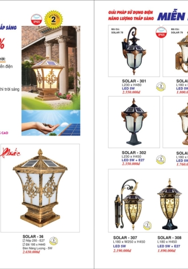 CATALOGUE ĐÈN TRANG TRÍ EUROTO - 2025