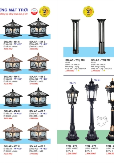 CATALOGUE ĐÈN TRANG TRÍ EUROTO - 2025