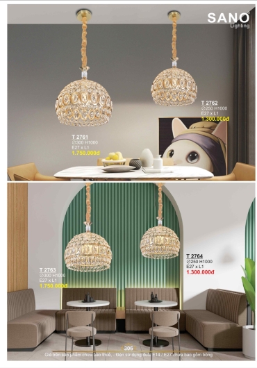 CATALOGUE ĐÈN TRANG TRÍ SANO - 2025