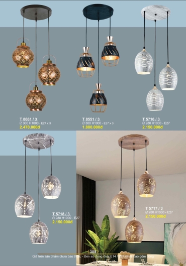 CATALOGUE ĐÈN TRANG TRÍ SANO - 2025