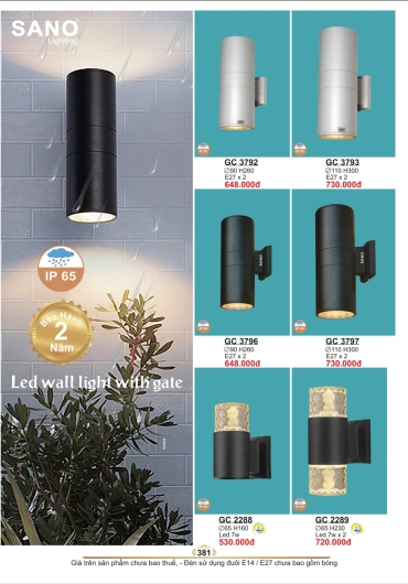 CATALOGUE ĐÈN TRANG TRÍ SANO - 2025