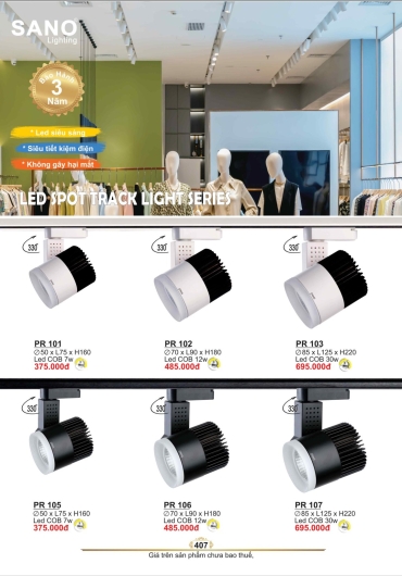 CATALOGUE ĐÈN TRANG TRÍ SANO - 2025