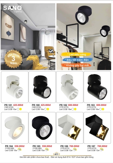 CATALOGUE ĐÈN TRANG TRÍ SANO - 2025