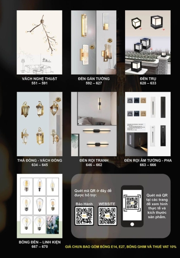CATALOGUE ĐÈN TRANG TRÍ 355 - 2025