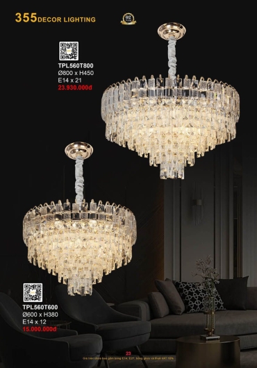 CATALOGUE ĐÈN TRANG TRÍ 355 - 2025