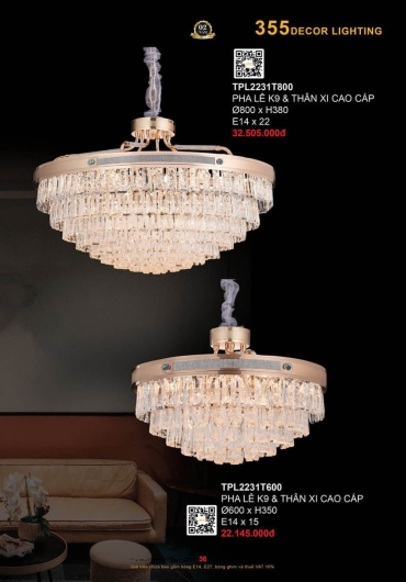 CATALOGUE ĐÈN TRANG TRÍ 355 - 2025