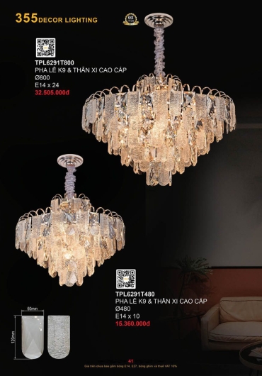 CATALOGUE ĐÈN TRANG TRÍ 355 - 2025