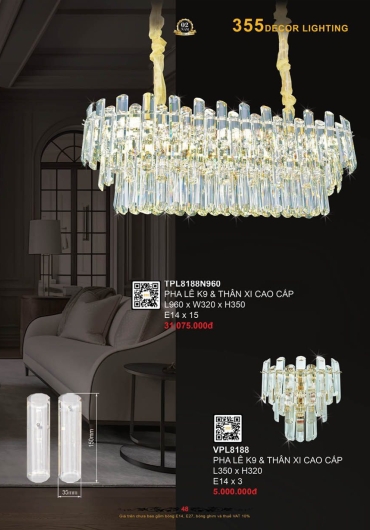 CATALOGUE ĐÈN TRANG TRÍ 355 - 2025