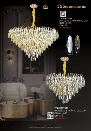 CATALOGUE ĐÈN TRANG TRÍ 355 - 2025