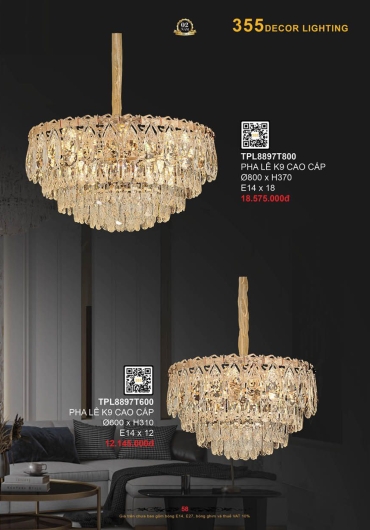CATALOGUE ĐÈN TRANG TRÍ 355 - 2025