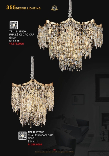 CATALOGUE ĐÈN TRANG TRÍ 355 - 2025