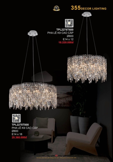 CATALOGUE ĐÈN TRANG TRÍ 355 - 2025
