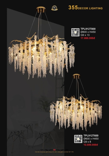 CATALOGUE ĐÈN TRANG TRÍ 355 - 2025