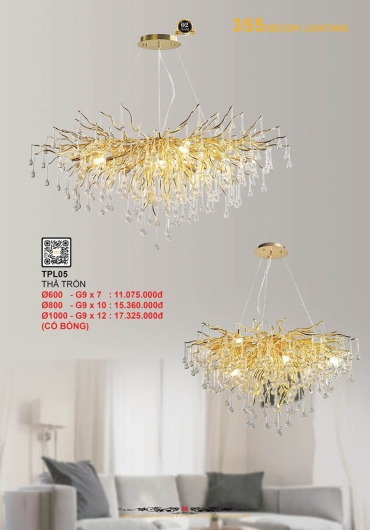 CATALOGUE ĐÈN TRANG TRÍ 355 - 2025