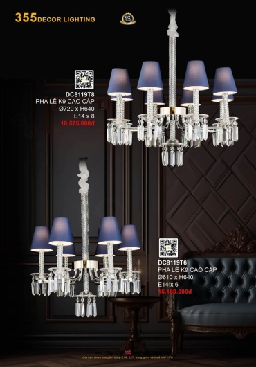 CATALOGUE ĐÈN TRANG TRÍ 355 - 2025