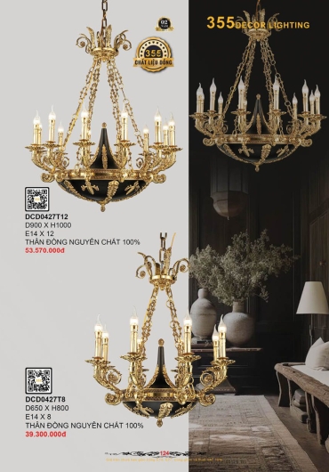 CATALOGUE ĐÈN TRANG TRÍ 355 - 2025