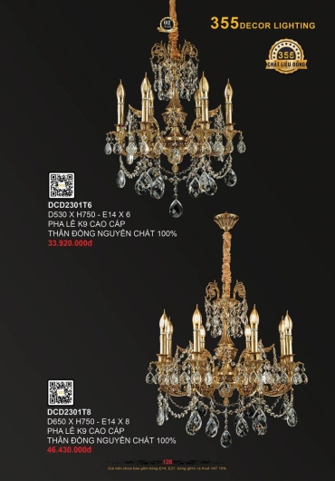 CATALOGUE ĐÈN TRANG TRÍ 355 - 2025