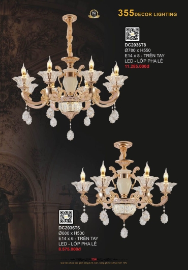 CATALOGUE ĐÈN TRANG TRÍ 355 - 2025