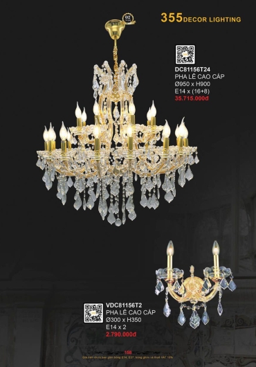 CATALOGUE ĐÈN TRANG TRÍ 355 - 2025
