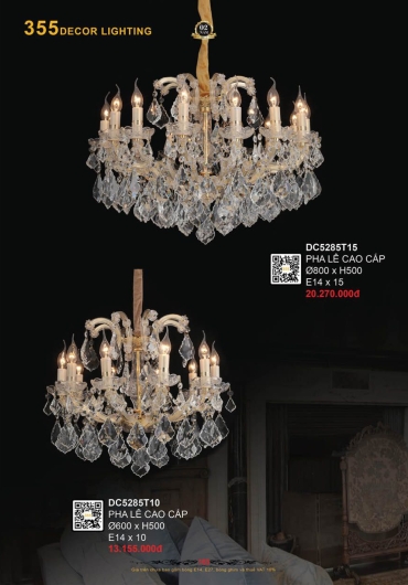 CATALOGUE ĐÈN TRANG TRÍ 355 - 2025